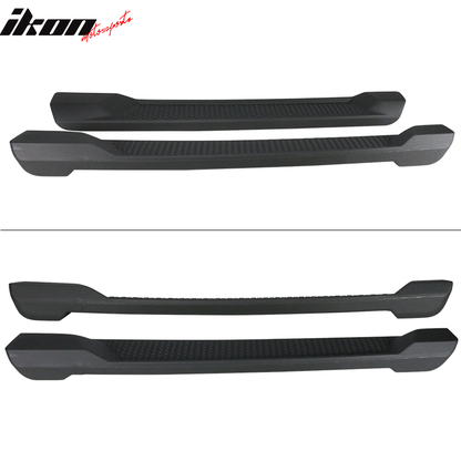 2018-2024 Jeep Wrangler JL 2 Door OE Textured Black Running Boards ABS