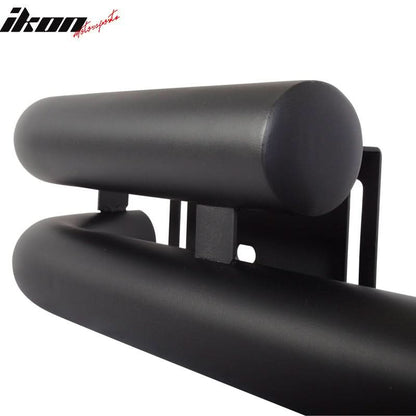 1976-2006 Jeep Wrangler CJ OE Black Double Tube Rear Bumper Bar Steel