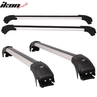 2014-2020 Nissan Rogue OE Luxury Black Roof Rack Cross Bar Aluminum