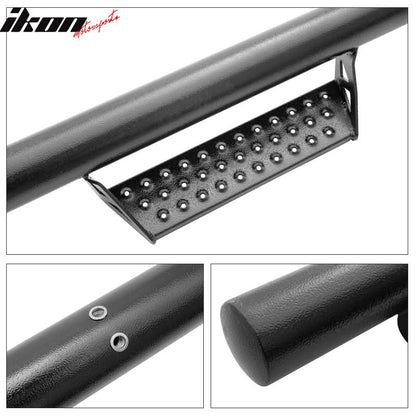 2007-2018 Chevy Silverado Extended Cab BCT Style Black Running Boards