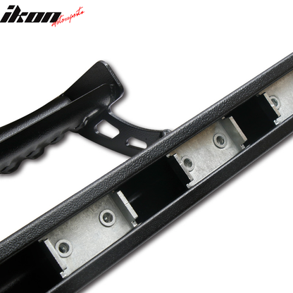 2005-2022 Toyota Tacoma Double Cab OE Style Black Running Boards Steel