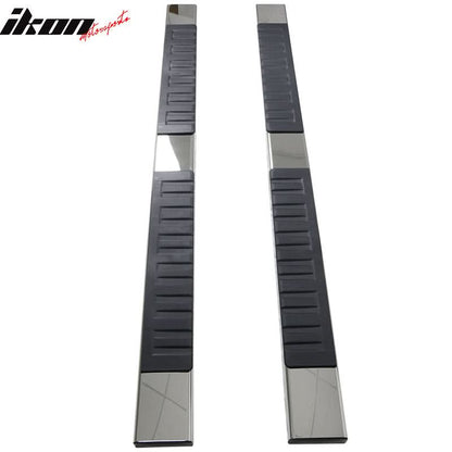 2007-2018 Chevy Silverado GMC Sierra 1500 Chrome Running Board Steel