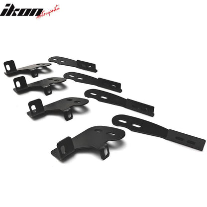 Fits 04-10 Dodge Durango Ram Black Step Bars Running Boards 78in Pair
