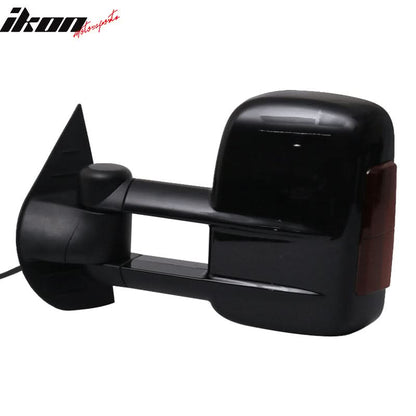 2007-2014 Silverado Sierra Tow Mirrors Power Heated Signal Light 2PC