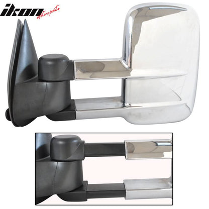 1999-2007Â Silverado Sierra Rear View Towing Mirror Manual Housing