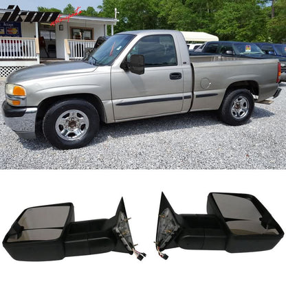 1999-2002 Silverado Tow Mirrors Power Heated Signal Arrow Lamp 2PC