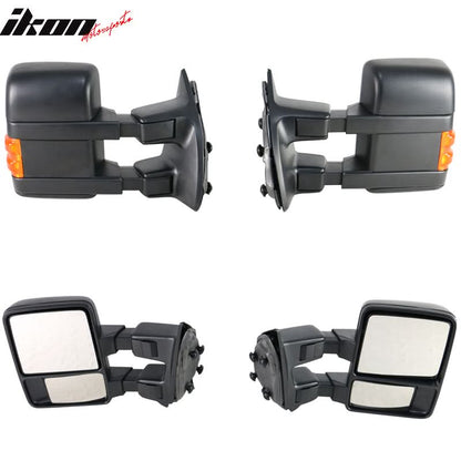 1999-2015Â Ford F250 F350 F450 F550 Super Duty Rear View Towing Mirrors