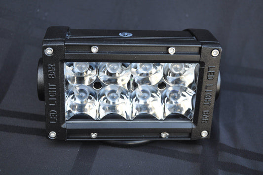 5 inch Dual Row LED Light Bar with Chrome Face-DV8 Offroad