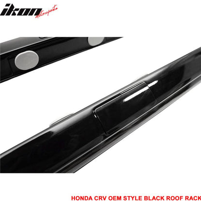 2012-2015 Honda CR-V OE Gloss Black Roof Rack Cross Bar ABS Plastic