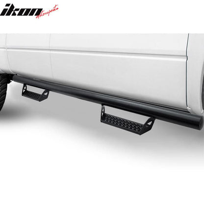 2007-2018 Chevy Silverado Extended Cab BCT Style Black Running Boards