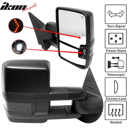 2007-2014Â Silverado Tow Mirrors Power Heated Signal Arrow Light
