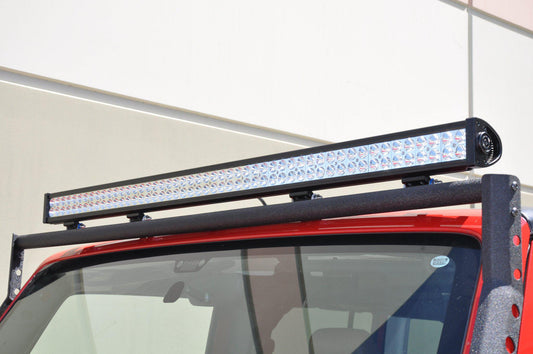 50 inch Dual Row LED Light Bar with Chrome Face-DV8 Offroad