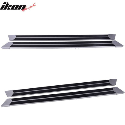 2004-2014 Ford F-150 Black Chrome Running Board Bracket Aluminum