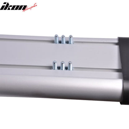 Fits 07-14 Sierra Double Cab Running Board White LED + Bracket
