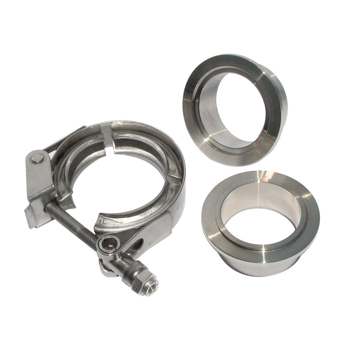 QR 304 Stainless Steel V-Band - 3 Piece Set (1C 1M 1F) (Built To Order) ppepower