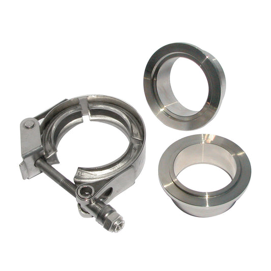QR 304 Stainless Steel V-Band - 3 Piece Set (1C 1M 1F) (Built To Order) ppepower