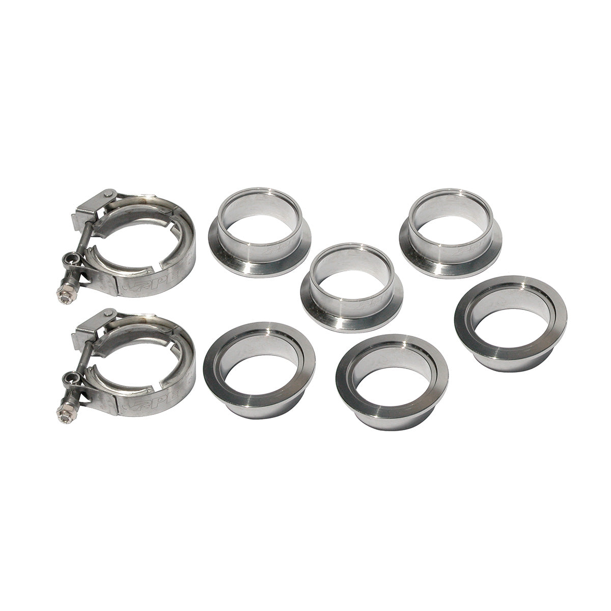 QR 304 Stainless Steel V-Band - 8 Piece Set (2C 3M 3F) (Built To Order) ppepower