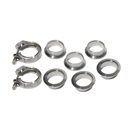 QR 304 Stainless Steel V-Band - 8 Piece Set (2C 3M 3F) (Built To Order) ppepower