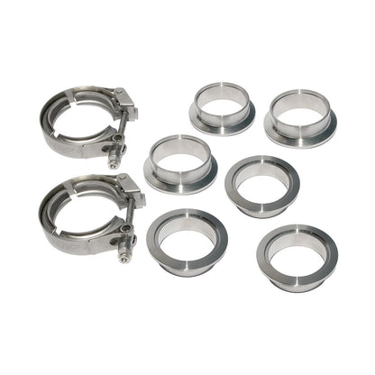 QR 304 Stainless Steel V-Band - 8 Piece Set (2C 3M 3F) (Built To Order) ppepower