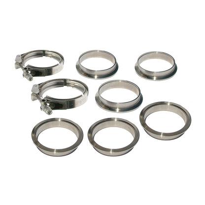QR 304 Stainless Steel V-Band - 8 Piece Set (2C 3M 3F) (Built To Order) ppepower