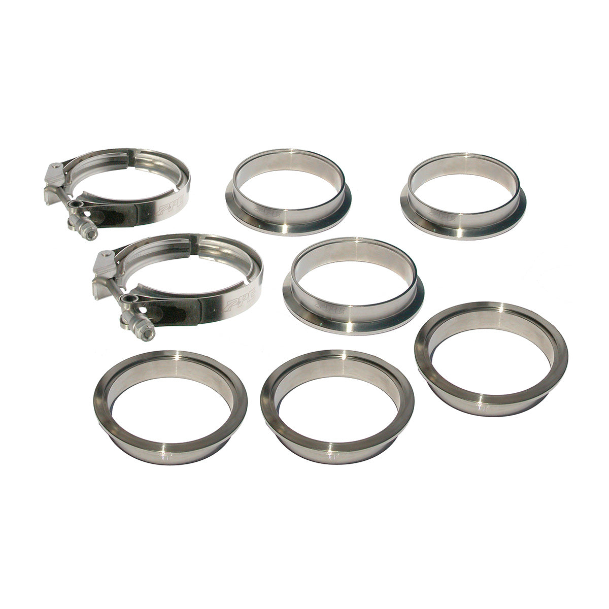 QR 304 Stainless Steel V-Band - 8 Piece Set (2C 3M 3F) (Built To Order) ppepower