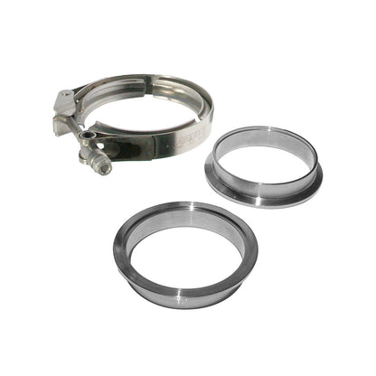 QR 304 Stainless Steel Clamps-Aluminum Flanges - 3 Piece Set (1C 1M 1F) (Built To Order) ppepower