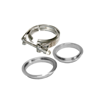 Standard 304 Stainless Steel Clamps-Aluminum Flanges - 3 piece Set (1C 1M 1F) (Built To Order) - PPE - Pacific Performance Engineering