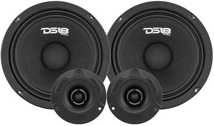 8" Mid-Range Loudspeaker & 3.8" Super Bullet Tweeter Package – High-Power Audio Pair