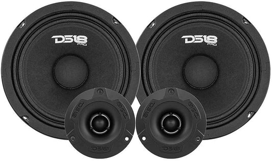 8" Mid-Range Loudspeaker & 3.8" Super Bullet Tweeter Package – High-Power Audio Pair