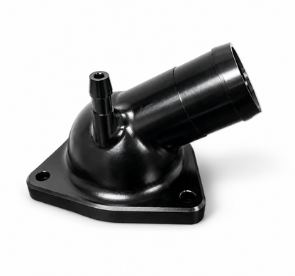 Granatelli GM LT 5.3L/6.2L Black Billet Thermostat Housing w/ 180°F Thermostat – 530180B
