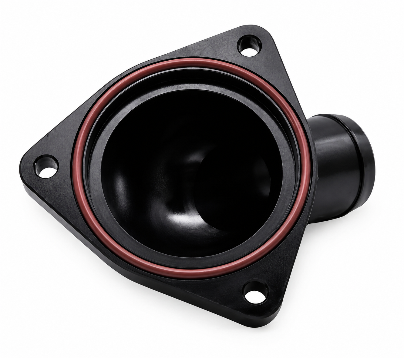 Granatelli GM LT 5.3L/6.2L Black Billet Thermostat Housing w/ 180°F Thermostat – 530180B