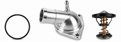 Granatelli 2014–2020 GM LT 5.3L/6.2L Billet Thermostat Housing w/ 180°F Thermostat – 530180