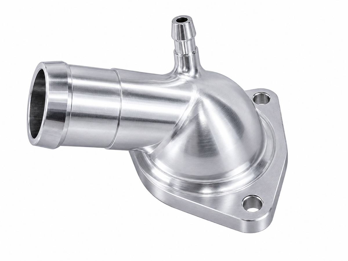 Granatelli 2014–2020 GM LT 5.3L/6.2L Billet Thermostat Housing w/ 180°F Thermostat – 530180