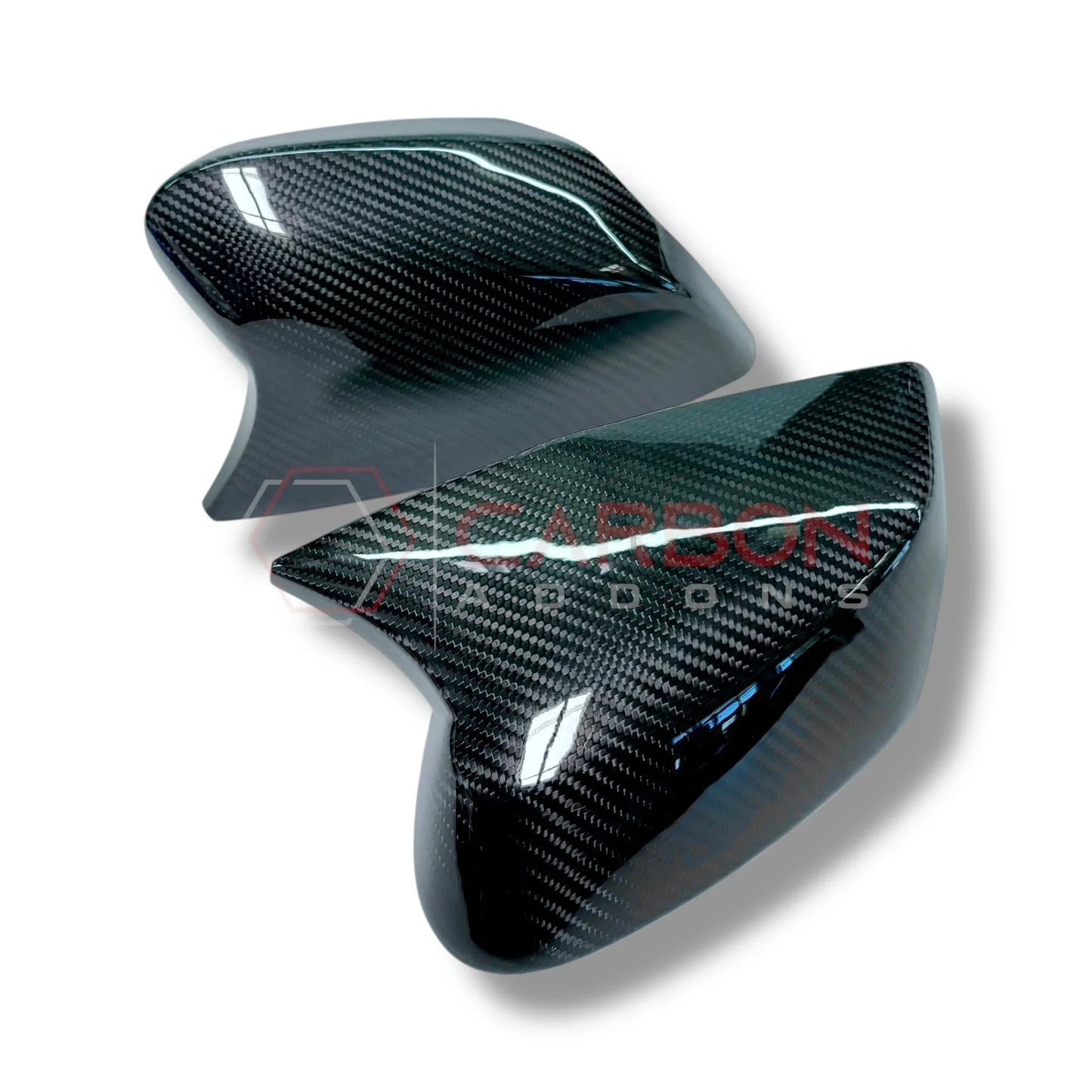 C8 Corvette Carbon Fiber M-Style Side View Mirror Cap Covers