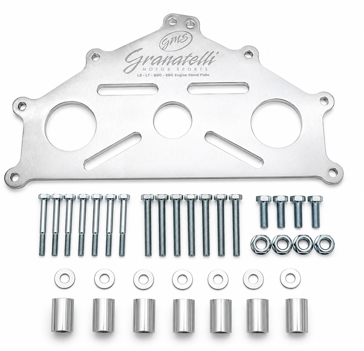 Granatelli Chevy Billet Engine Stand Adapter Plate – SBC/BBC/LS/LT/Duramax – 540106