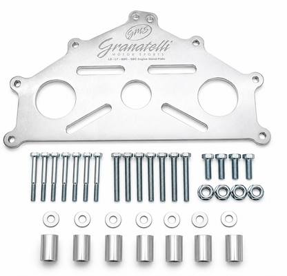 Granatelli Chevy Billet Engine Stand Adapter Plate – SBC/BBC/LS/LT/Duramax – 540106