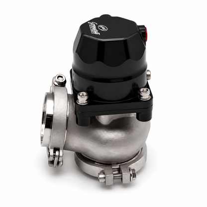 Granatelli 60mm Piston-Actuated External Turbo Wastegate with V-Band – 540260