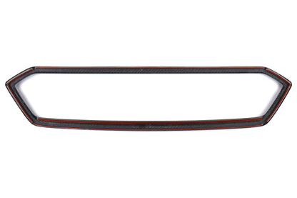 OLM LE Dry Carbon Fiber Grille Garnish (Outer) - 2018-2021 Subaru WRX / STI