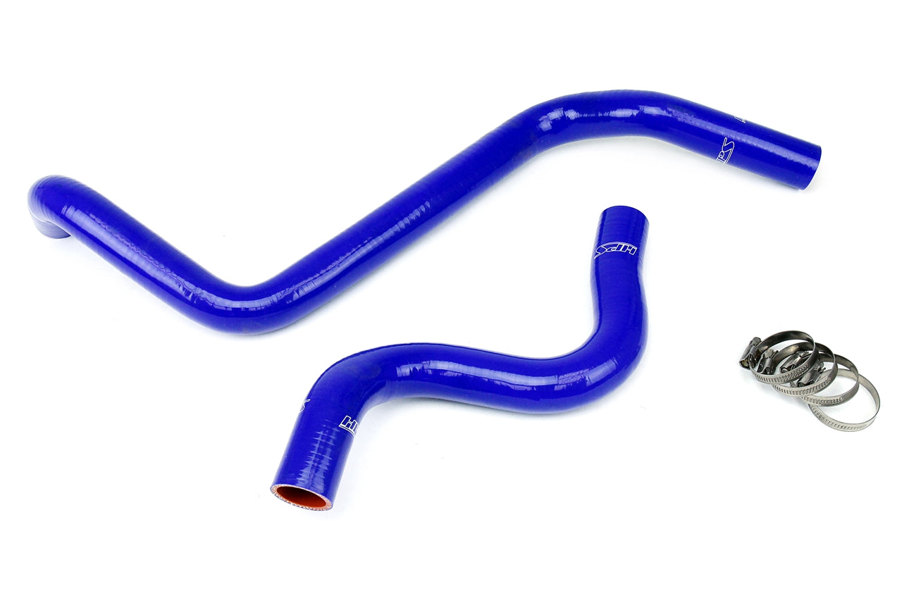 HPS Performance High Temp 3-ply Reinforced Silicone Replace OEM Rubber Radiator Coolant Hoses 57-1274-BLUE