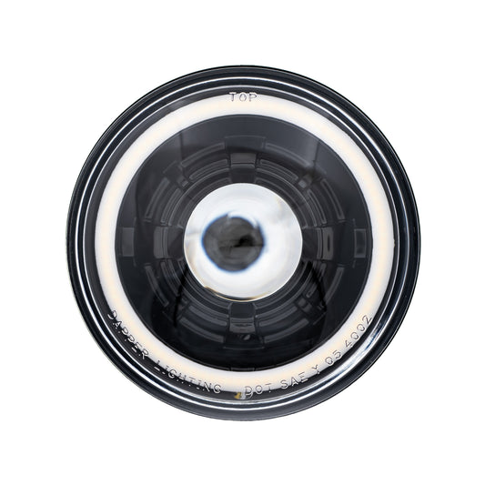 High/Low Beam Black 30W LED 575 with HDR Switchback Halo