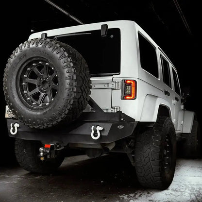 V2 | 2007-2017 Jeep Wrangler JK Flush Mount LED Tail Lights | Low-Profile Trail Protection