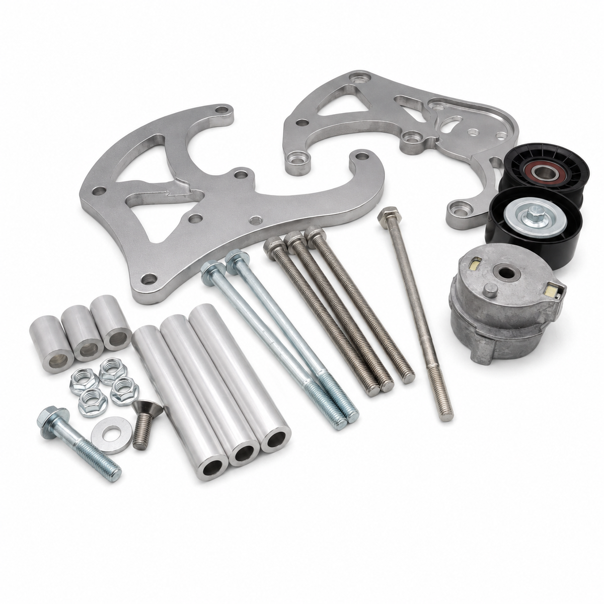 Granatelli 1999–2019 GM LS Billet R4 A/C Compressor Bracket – Passenger Side – 596002