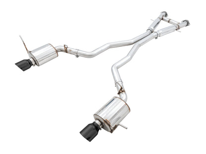 AWE Tuning Touring Edition Exhaust for Jeep Grand Cherokee SRT - Diamond Black Tips 3015-33121
