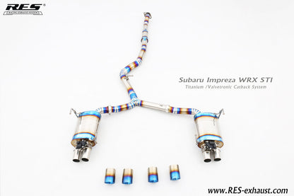 RES X JDMuscle [15-21 WRX/STI] Valvetronic Catback Exhaust MT&CVT