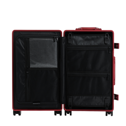 SPACE Aluminum Suitcase Red