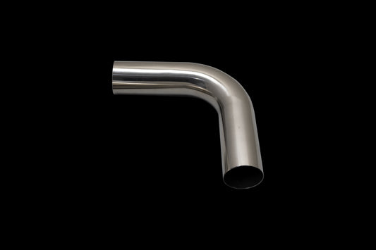 XFORCE Mandrel Bend 304SS Polished 2.25" 90 Degree 1.5D 6" Leg MS225-90