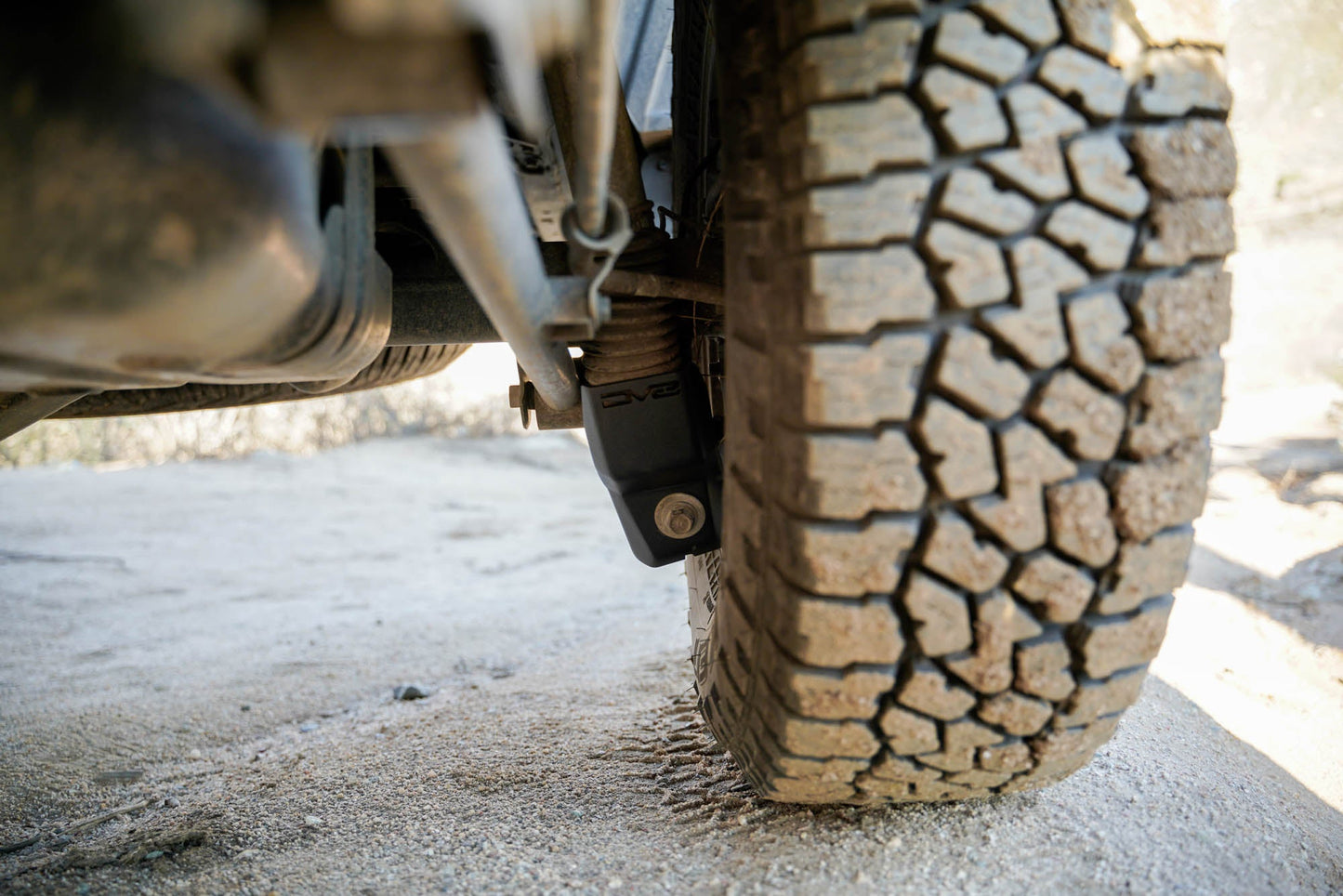 Rear Shock Skid Plates for the 5th gen Toyota 4Runner front view