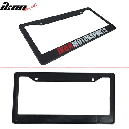 2PC License Plate Frame Cover Tag Holder Bracket  & Screw Cap