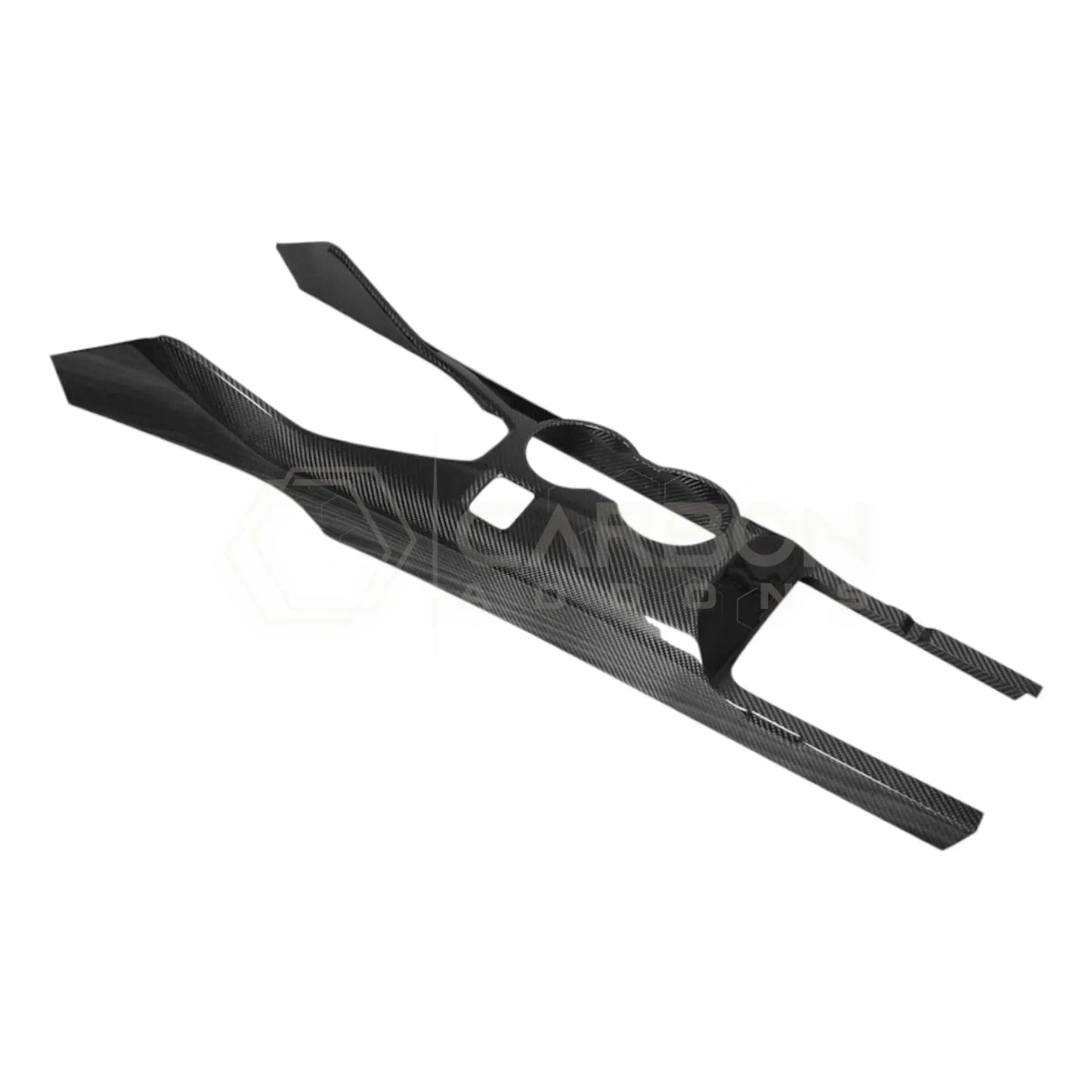 Real Carbon Fiber Center Console Trim Cover for 2024+ Ford Mustang