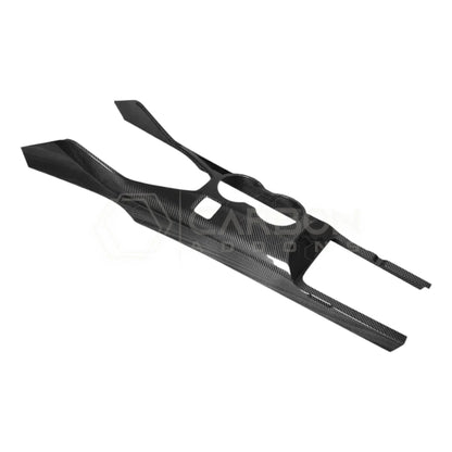 Real Carbon Fiber Center Console Trim Cover for 2024+ Ford Mustang